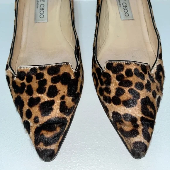 Jimmy Choo Leopard Kitten Heels - Picture 10 of 15